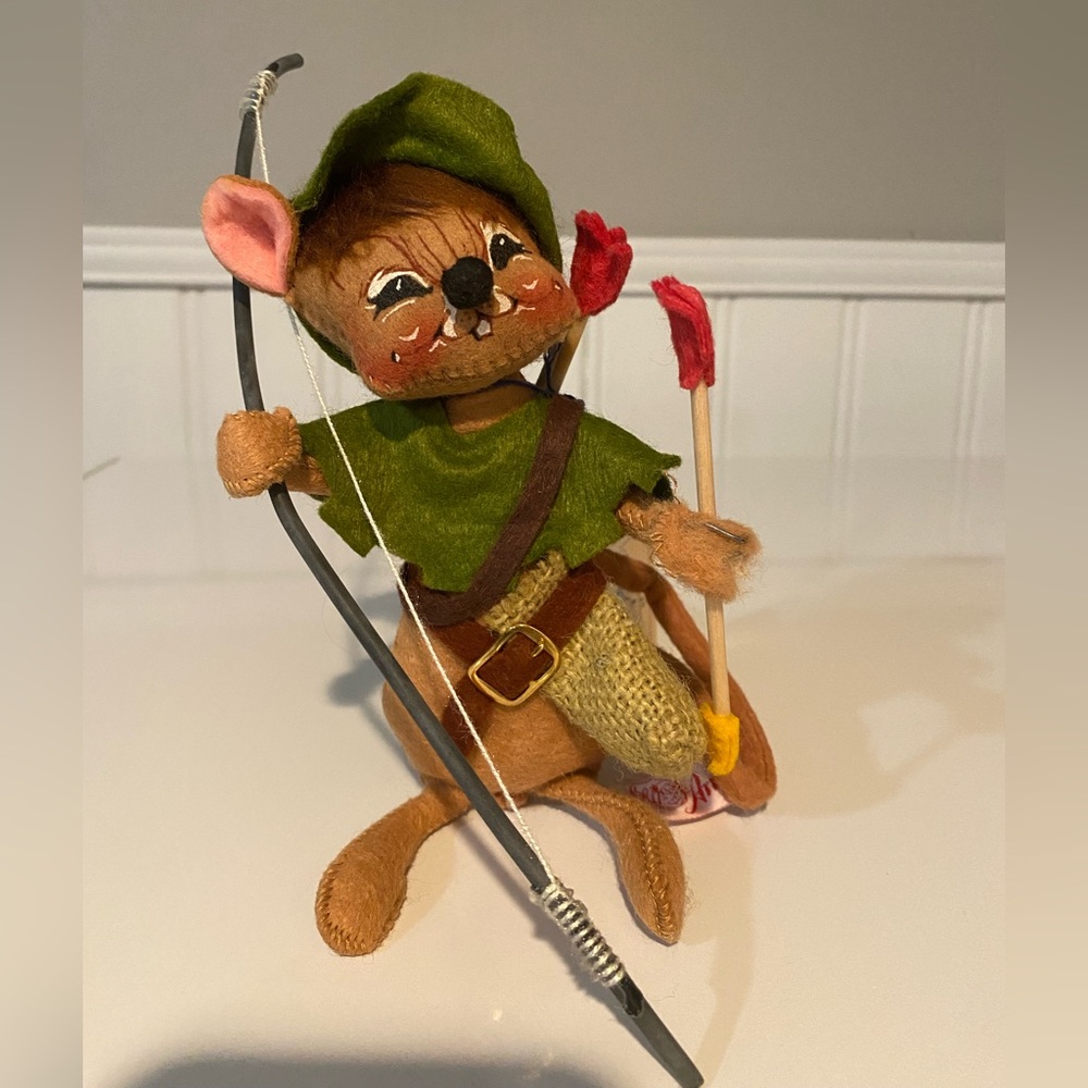 Annalee Handmade Doll 1990, Robin-wood Mouse